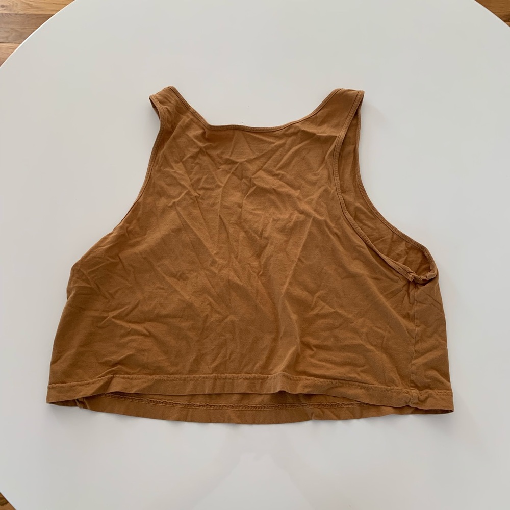 Foley Orange Crop Top